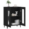 vidaXL Sideboard Black 69.5x34x90 cm Engineered Wood