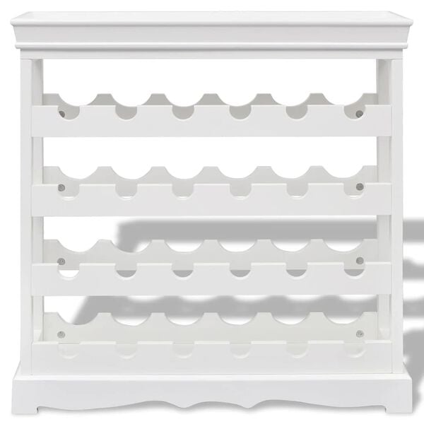 vidaXL Wine Cabinet Abreu White