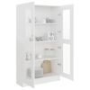vidaXL Vitrine Cabinet White 82.5x30.5x150 cm Engineered Wood