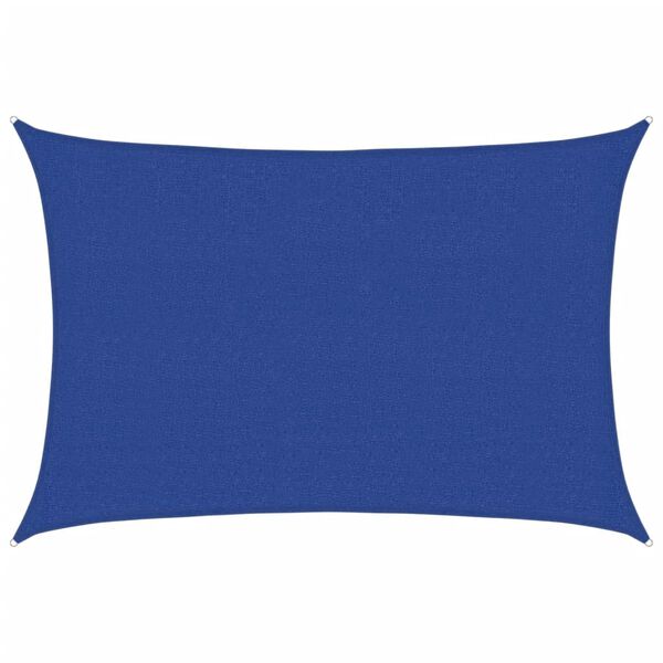 vidaXL Sunshade Sail 160 g/m&sup2; Blue 2.5x3.5 m HDPE