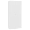 vidaXL Shoe Cabinet White 80x35.5x180 cm Engineered Wood