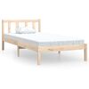 vidaXL Bed Frame without Mattress Solid Wood 90x200 cm