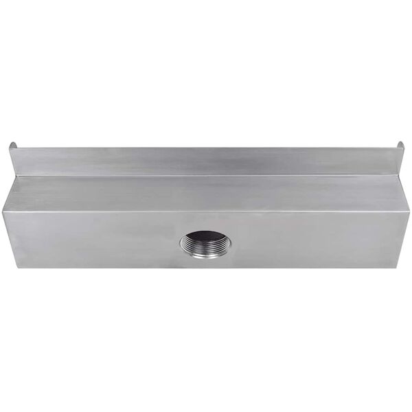 Rectangular Waterfall Pool Fountain Stainless Steel 45 cm