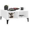 vidaXL Coffee Table White 60x60x30 cm Engineered Wood