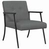 vidaXL Armchair Dark Grey Fabric