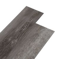 vidaXL PVC Flooring Planks 5.02 m² 2 mm Self-adhesive Striped Wood