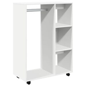 vidaXL Wardrobe White 80x40x110 cm Engineered Wood