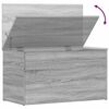 vidaXL Storage Chest Grey Sonoma 84x42x46 cm Engineered Wood