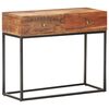 vidaXL Console Table 90x35x75 cm Rough Acacia Wood