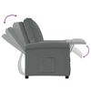 vidaXL Recliner Chair Dark Grey Fabric
