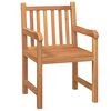 vidaXL 4 Piece Garden Dining Set Solid Wood Teak