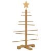 vidaXL Wooden Christmas Tree Brown 75 cm Bamboo