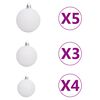 vidaXL Artificial Pre-lit Christmas Tree with Ball Set 150cm 380 Branches