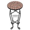 Mosaic Side Table Plant Table Terracotta