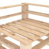 vidaXL Garden Pallet Corner Sofa Wood