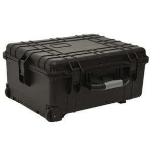vidaXL Wheel-equipped Tool/Equipment Case with Pick & Pluck Foam Inside