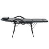 vidaXL Portable Facial Treatment Chair Faux Leather 185x78x76 cm Black