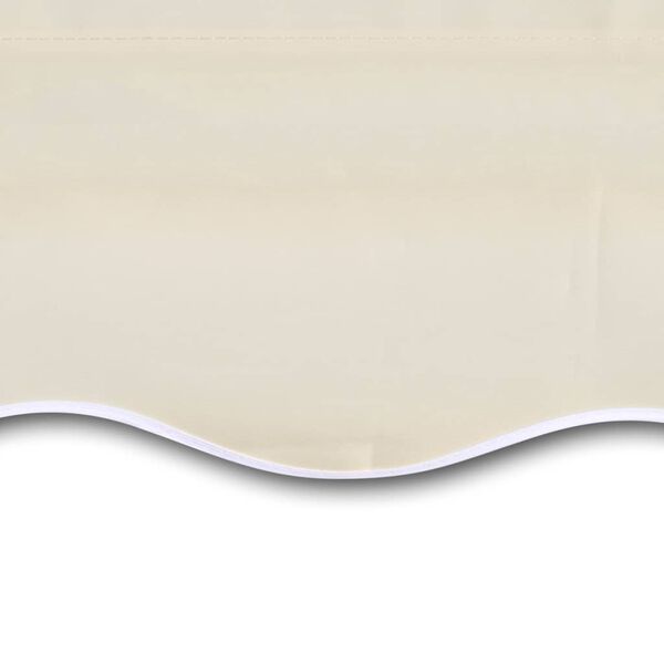 vidaXL Awning Top Sunshade Canvas Cream 450x300 cm