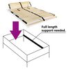vidaXL Slatted Bed Base without Mattress with 28 Slats 7 Zones 140x200 cm