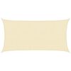 vidaXL Sunshade Sail 160 g/m&sup2; Cream 2.5x4.5 m HDPE