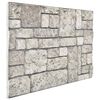 vidaXL Wall Panels 10 pcs Grey 100 x 50 cm EPS Foam
