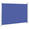 vidaXL Patio Retractable Side Awning 200x300 cm Blue