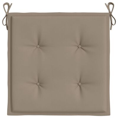vidaXL Garden Chair Cushions 6 pcs Taupe 50x50x3 cm Oxford Fabric
