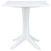 vidaXL Garden Table White 70 x 70 x 71.7 cm Plastic