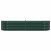 vidaXL Garden Raised Bed Green 240 x 80 x 44 cm Steel