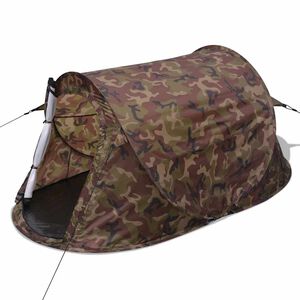 vidaXL 2-person Pop-up Tent Camouflage
