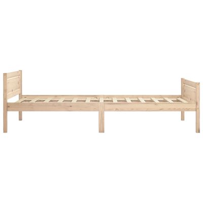 vidaXL Bed Frame Solid Pinewood 90x200 cm