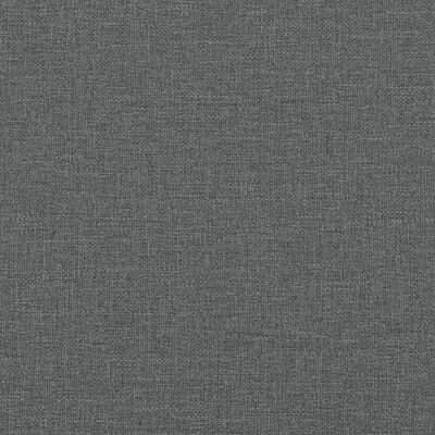 vidaXL Daybed with Trundle Dark Grey 92x187 cm Single Size Fabric