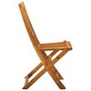 vidaXL Folding Outdoor Chairs 2 pcs Solid Acacia Wood