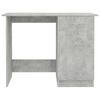vidaXL Desk Concrete Grey 100x50x76 cm Engineered Wood