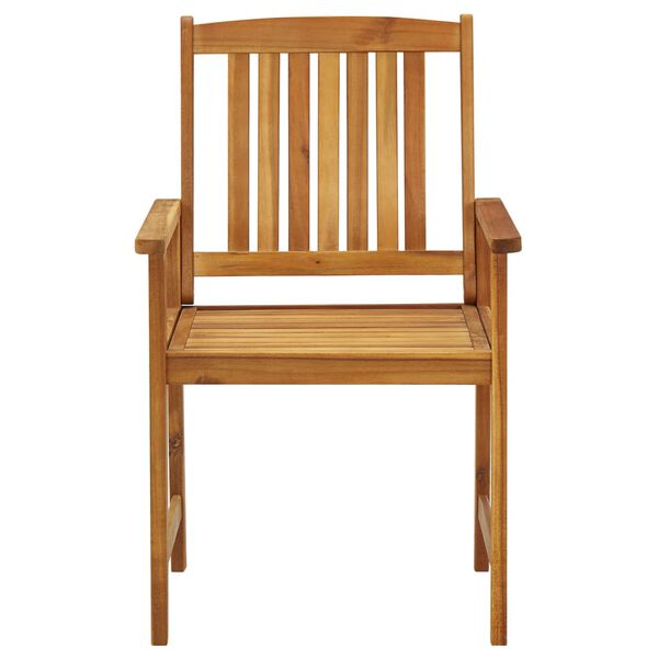 vidaXL Garden Chairs 6 pcs Solid Acacia Wood