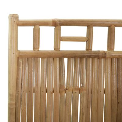 vidaXL 3-Panel Room Divider Bamboo 120x180 cm