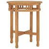 vidaXL Bistro Table &Oslash;60x75.5 cm Solid Teak Wood