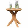 vidaXL Side Table Brown 40 x 40 x 41 cm Solid teak wood