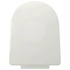 White Soft-close Toilet Seat Square