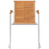 vidaXL Garden Chairs 4 pcs with Cushions Solid Acacia Wood