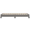 vidaXL Bed Frame without Mattress Dark Grey 92x187 cm Single Fabric