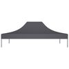 vidaXL Party Tent Roof 4x3 m Anthracite 270 g/m²