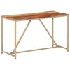 vidaXL Dining Table 120x60x76 cm Solid Wood