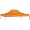 vidaXL Party Tent Roof 4x3 m Orange 270 g/m²