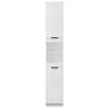 vidaXL Bathroom Cabinet White 32x34x188.5 cm Engineered Wood