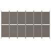 vidaXL 6-Panel Room Divider Anthracite 300x180 cm Fabric