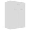 vidaXL Shoe Cabinet White 60x35x84 cm Engineered Wood