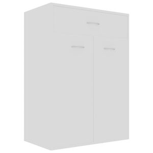 vidaXL Shoe Cabinet White 60x35x84 cm Engineered Wood