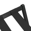 vidaXL Luggage Rack Black 68x38x58 cm Bamboo