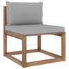 vidaXL 6 Piece Garden Pallet Lounge Set with Cushions Impregnated Pinewood